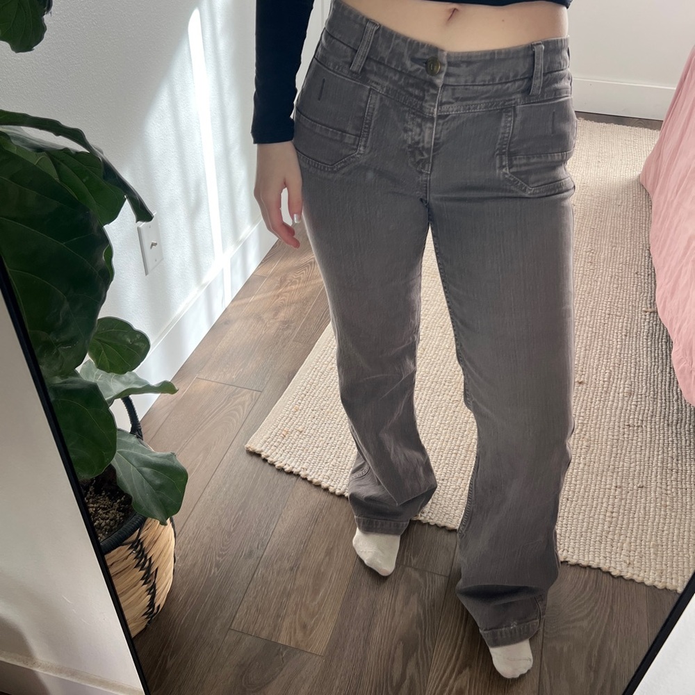 Low Rise Wide Leg Level 99 Jeans